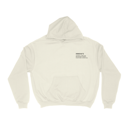 Vintage Classic Boxy Hoodie- Cream